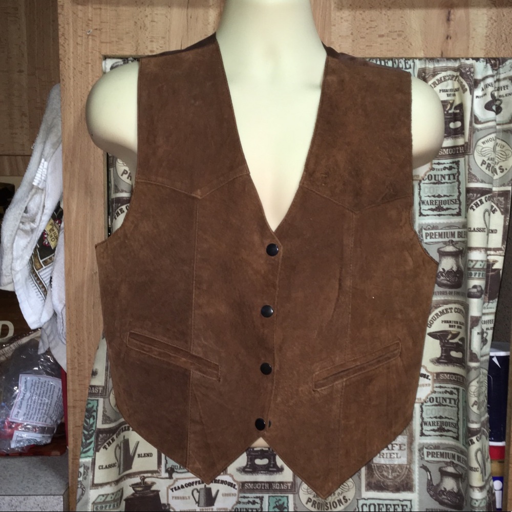 VINTAGE Leather Vest